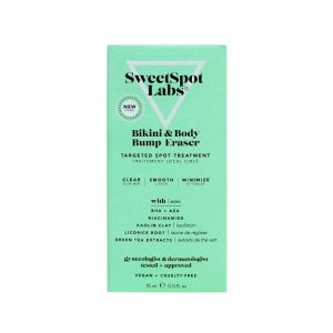 Sweet Spot Labs Bikini and Body Bump Eraser packaging